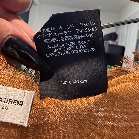 Saint Laurent Cassandre Print Scarf - Picture 9 of 10